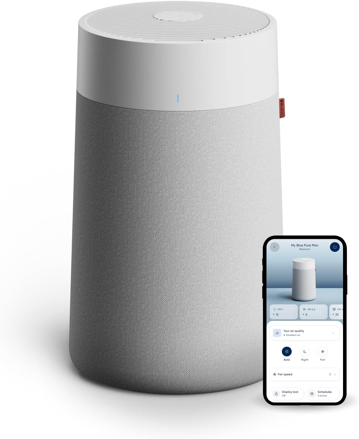 Blueair Blue Pure air purifier for family and kids
